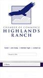 Mobile Screenshot of highlandsranchchamber.org